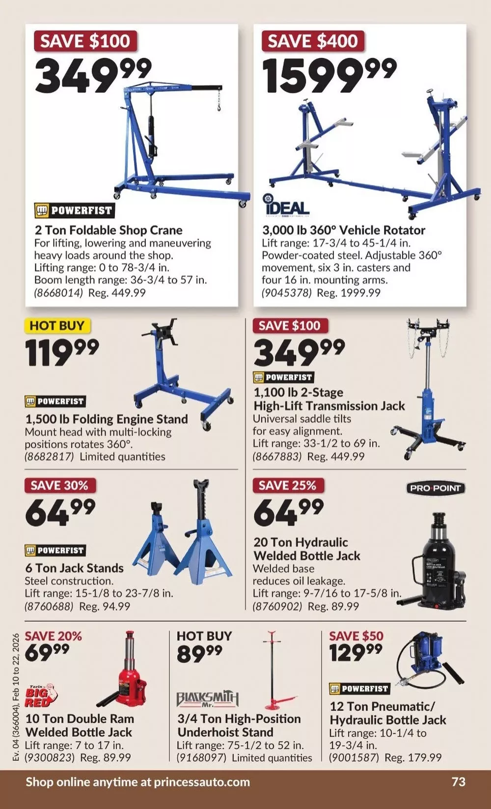 princess auto flyer feb 10 22 77