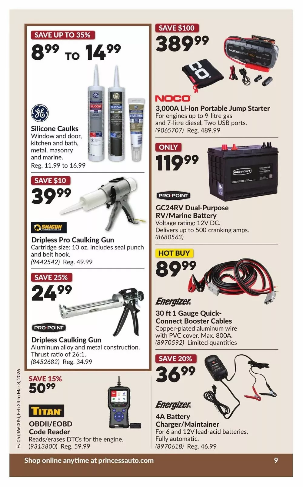 princess auto flyer february 24 march 8 12 08975623