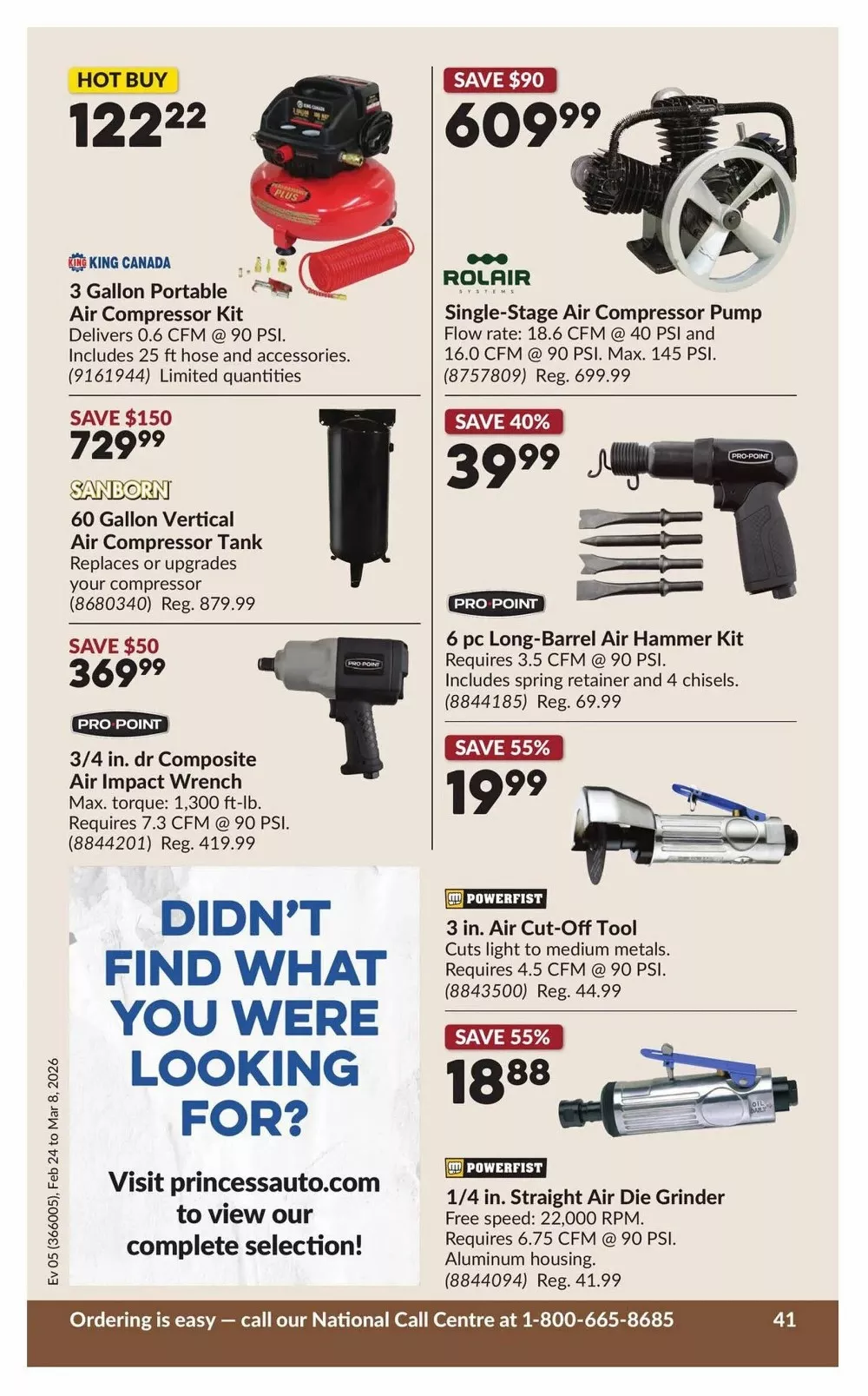 princess auto flyer february 24 march 8 44 28072313