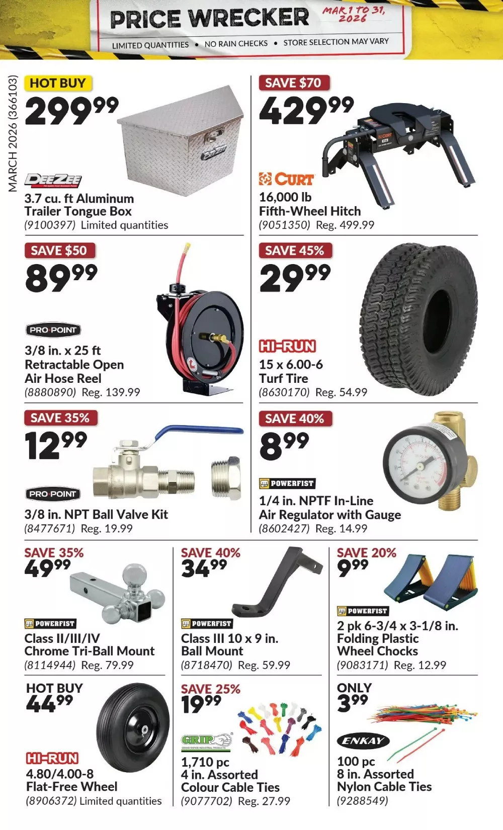 princess auto flyer monthly march 2026 17