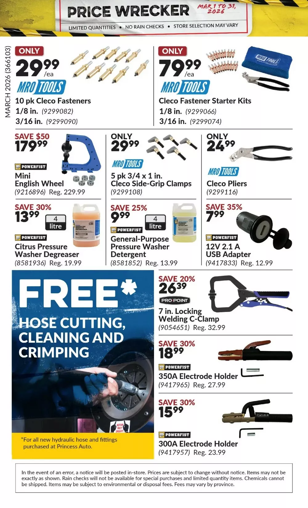 princess auto flyer monthly march 2026 31