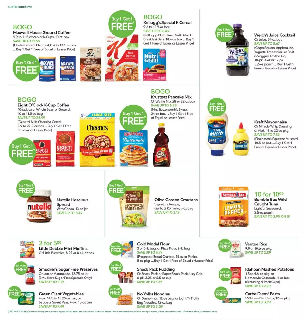 publix weekly ad february 18 24 12