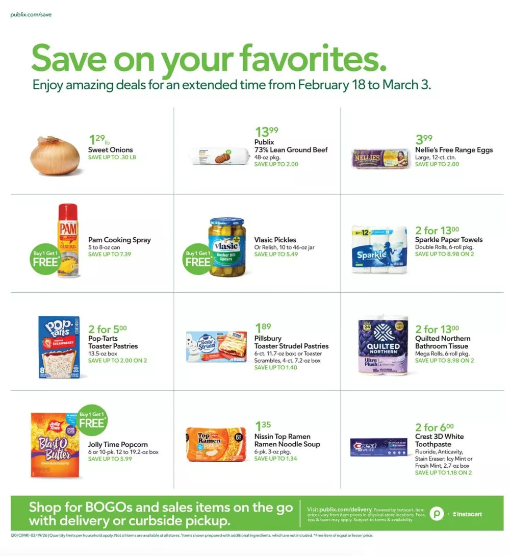 publix weekly ad february 18 24 20