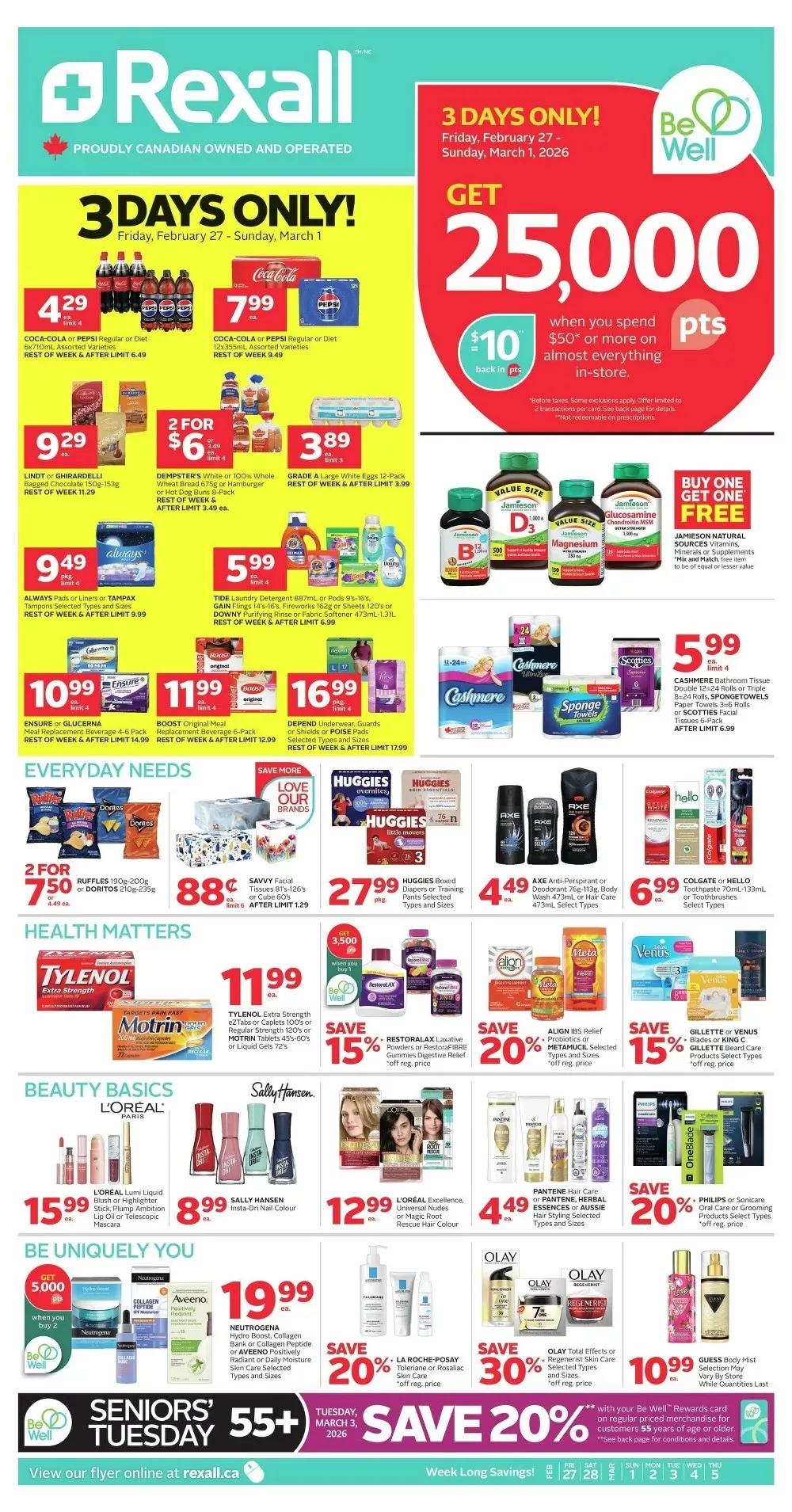 Rexall Flyer Canada 27 February - 5 March, 2026 1 rexall flyer week-9