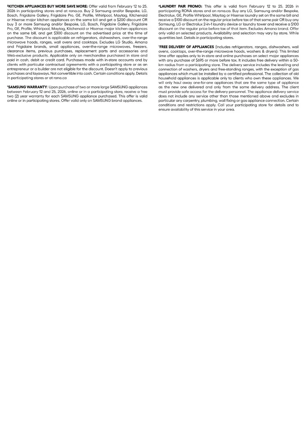 rona flyer feb 12 25 27
