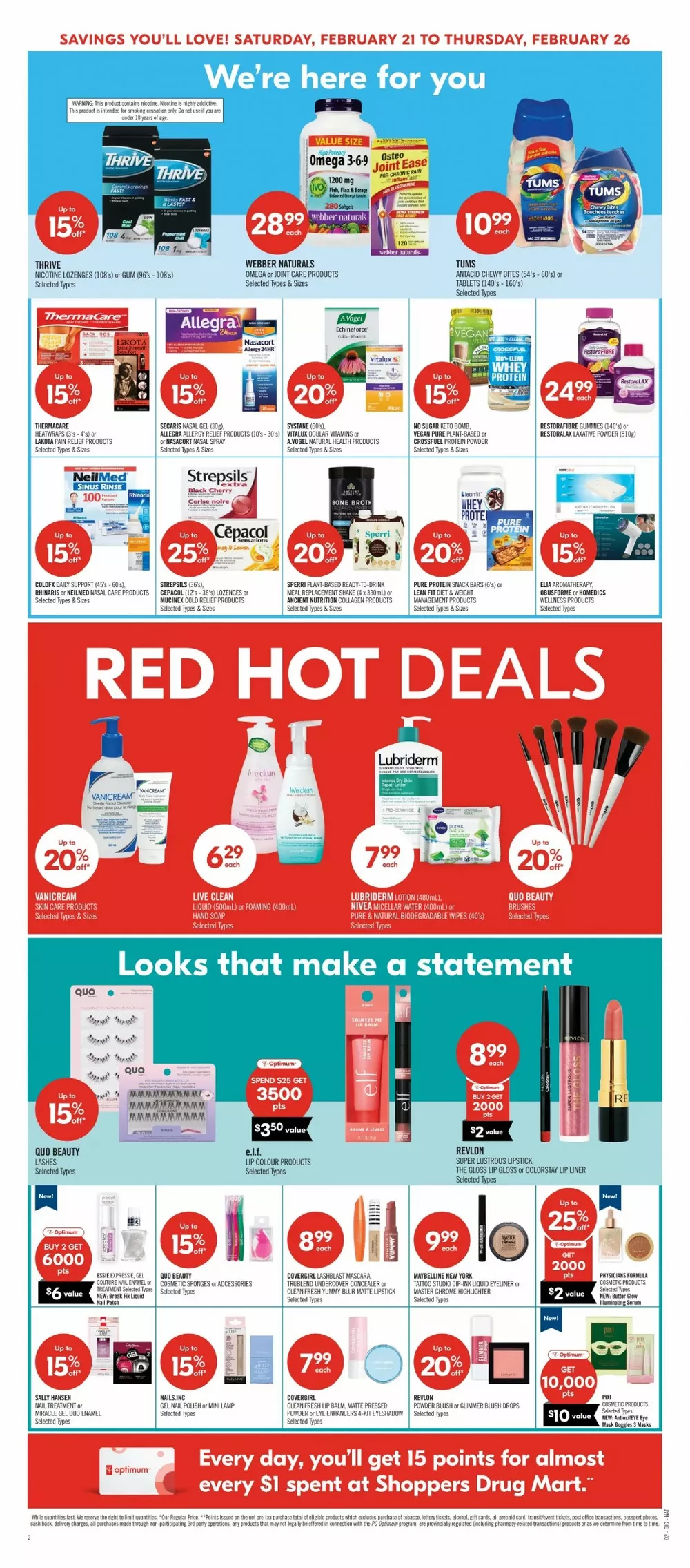 shoppers drug mart flyer february 21 26 12