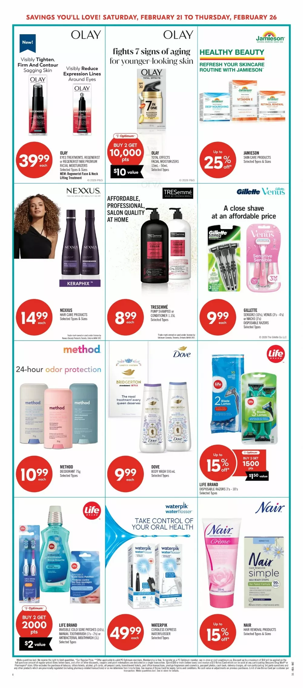shoppers drug mart flyer february 21 26 13