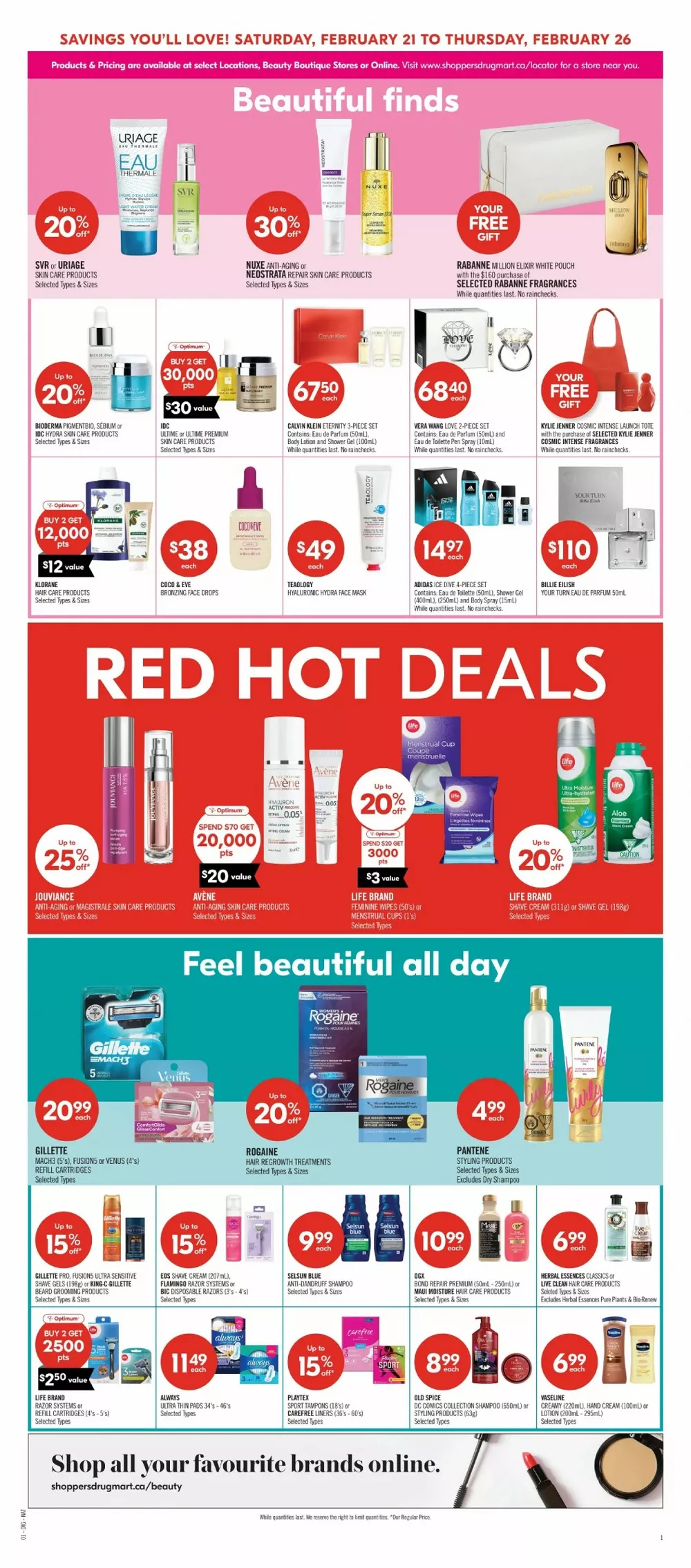 shoppers drug mart flyer february 21 26 14