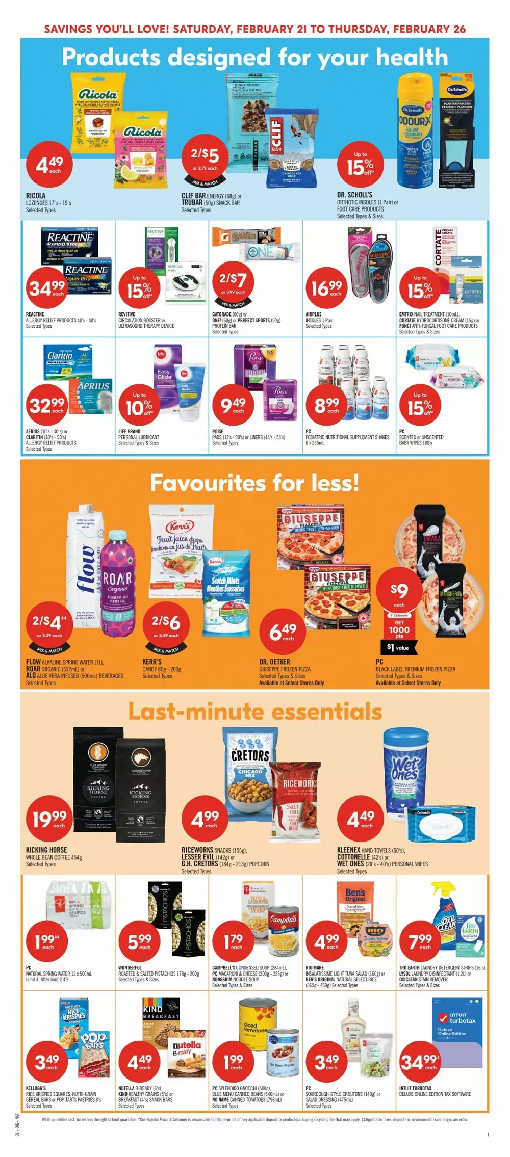 shoppers drug mart flyer february 21 26 16