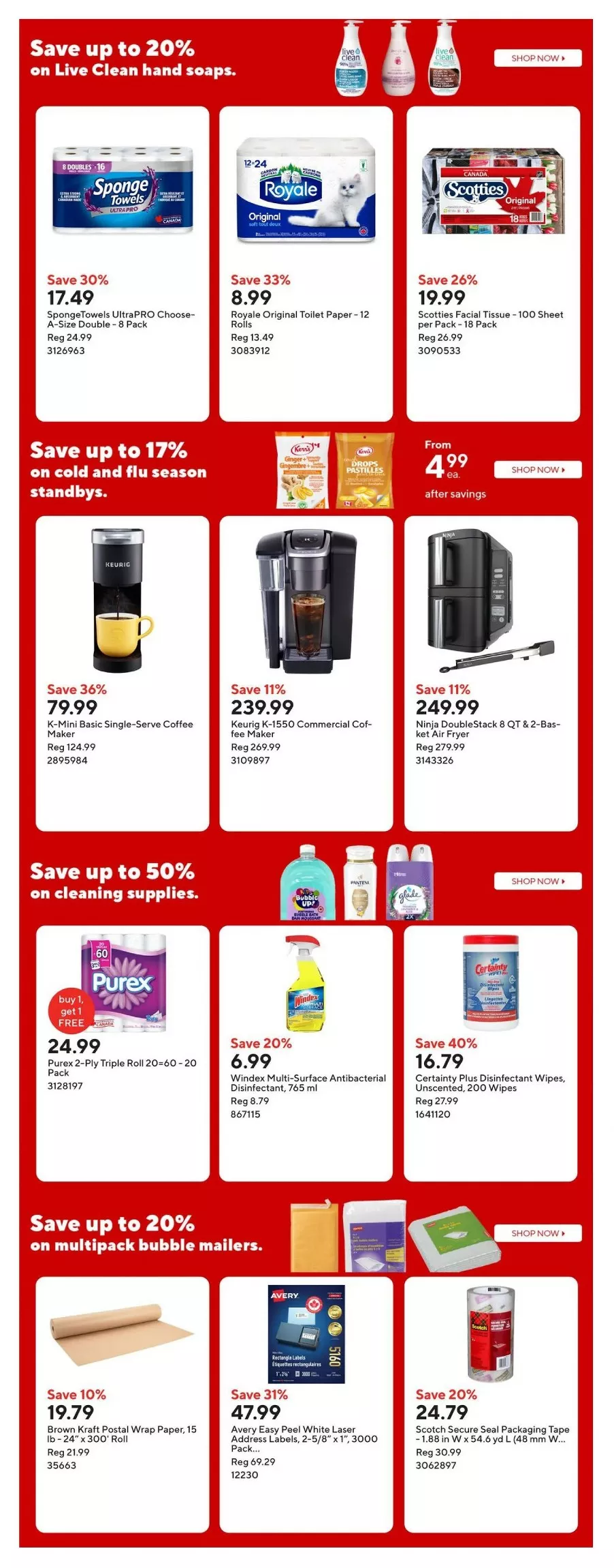 staples flyer february 13 19 15