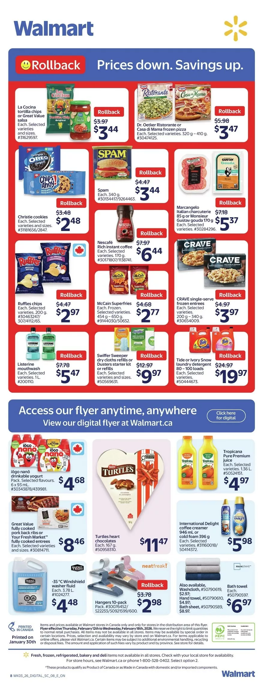 walmart flyer february 12 18 2