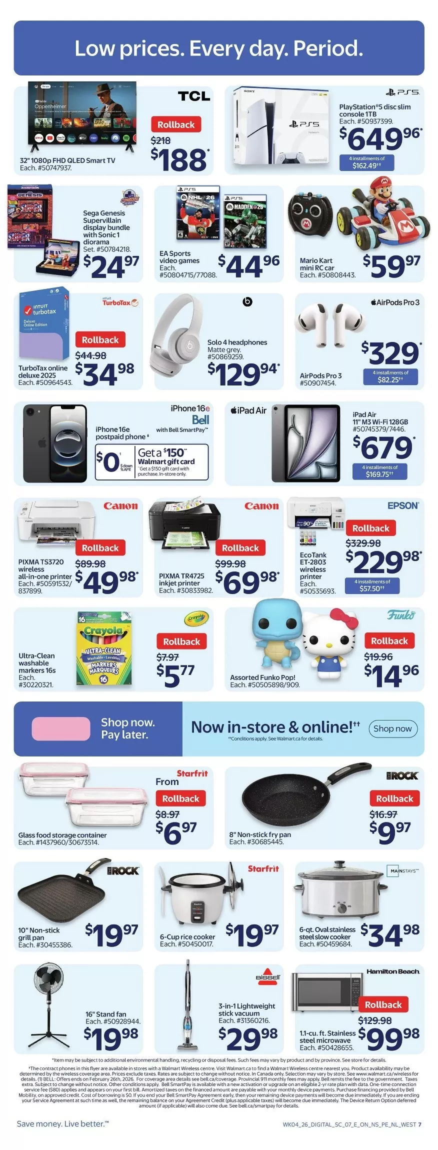 walmart flyer february 19 25 10