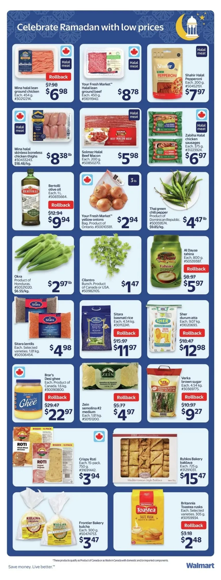 walmart ramadan savings flyer