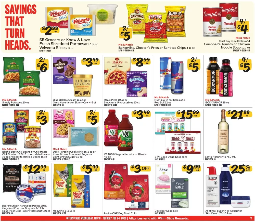 winn dixie weekly ad february 18 24 11
