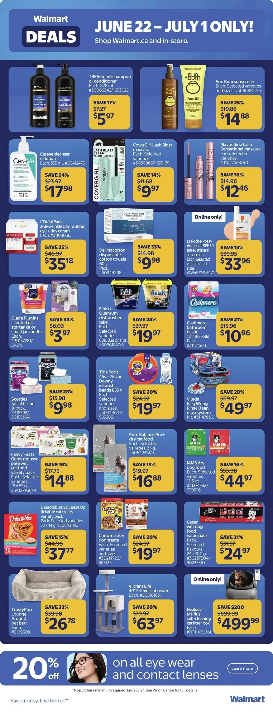 walmart deals flyer june 25 july 1 5