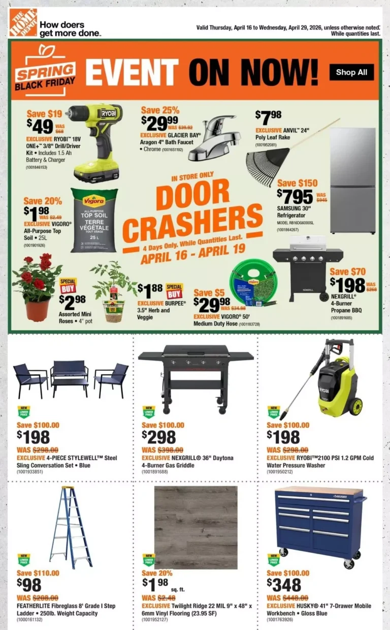 home depot flyer week-16