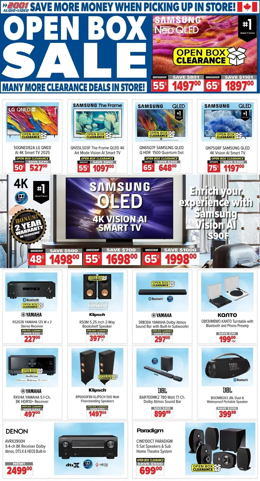 2001 audio video flyer week-22