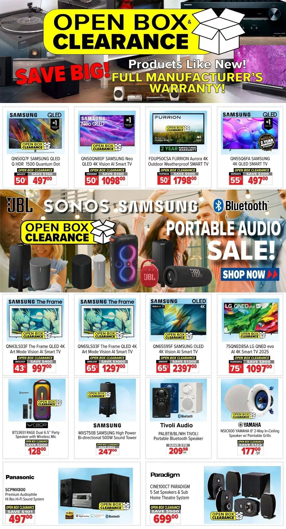 2001 audio video flyer may 29 june 4 14