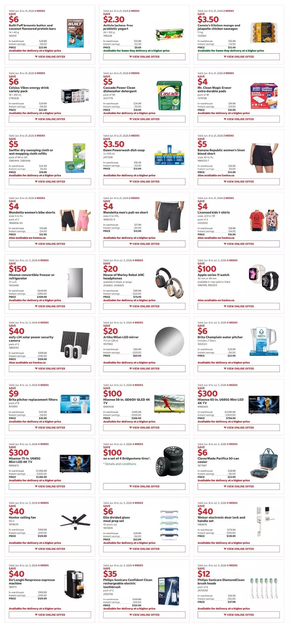 Costco Flyer Canada 8 June to 21 June, 2026 1 costco flyer week-24-25