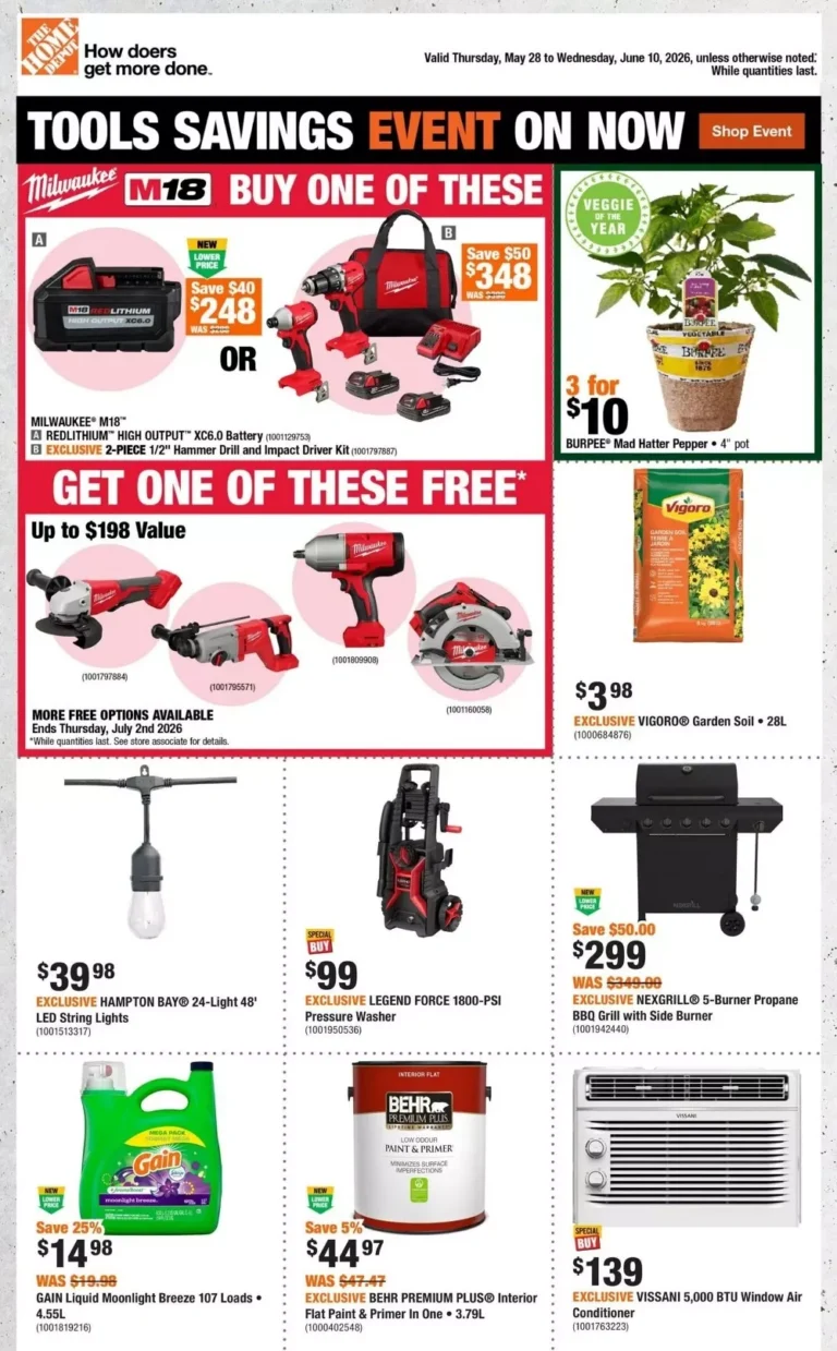 home depot flyer week-22