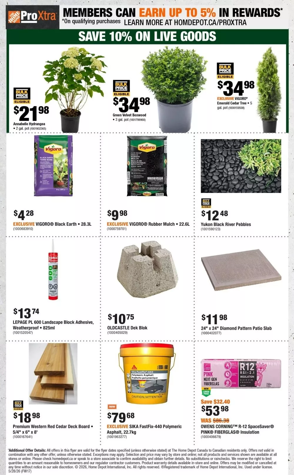 home depot flyer may 28 june 10 11