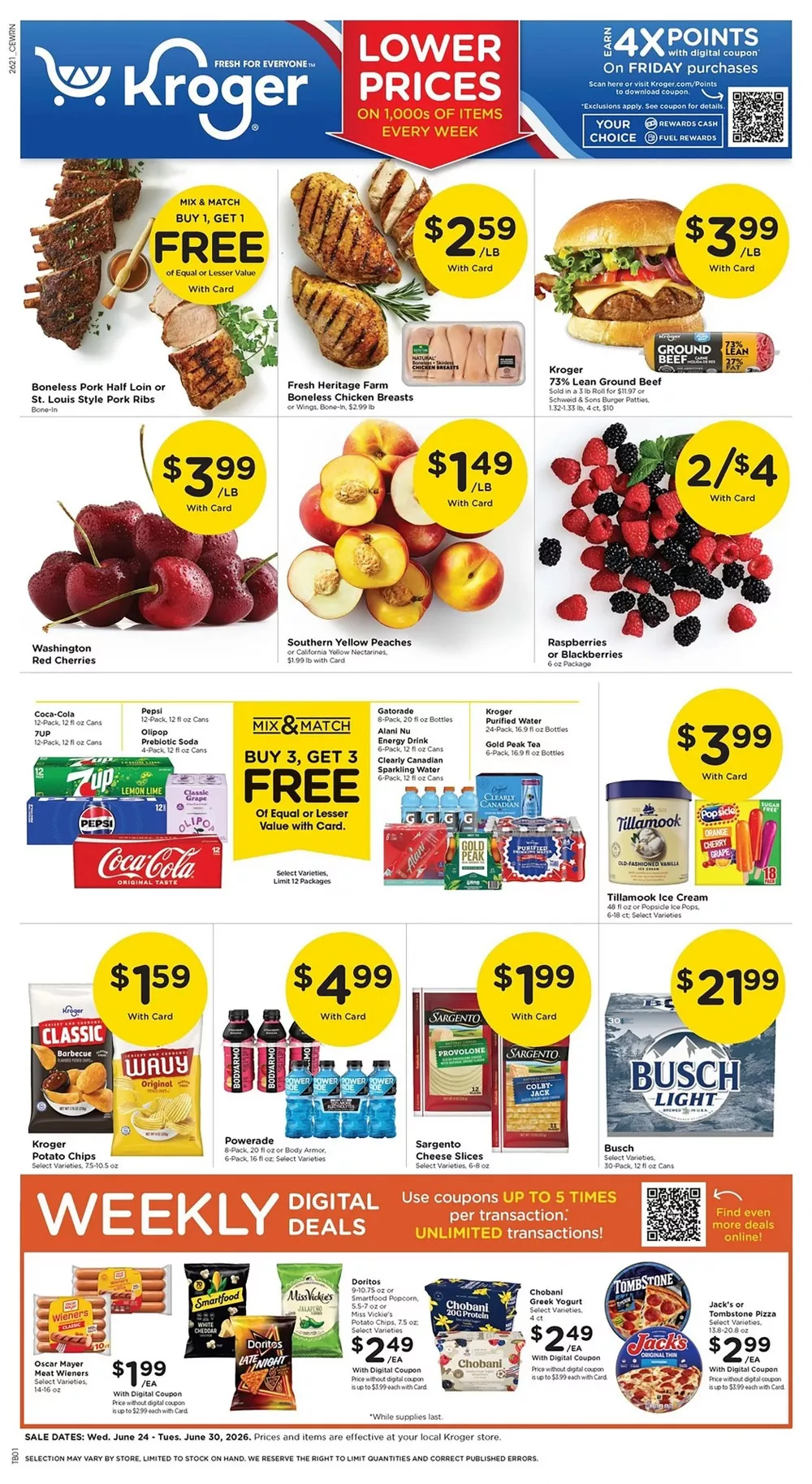 kroger weekly ad week-26
