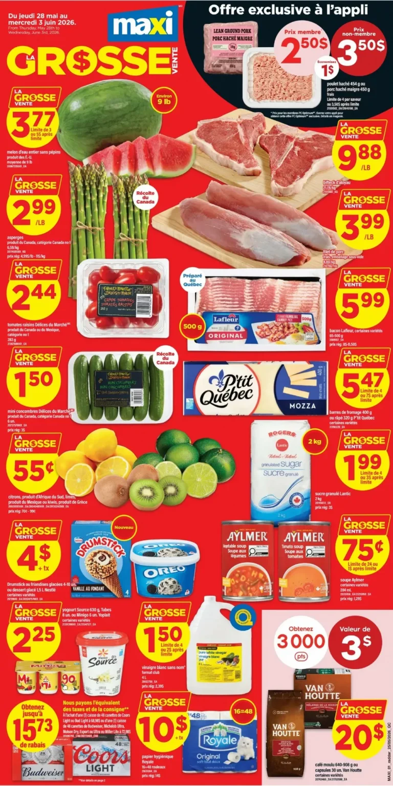 maxi flyer week-22, maxi circulaire semaine-22