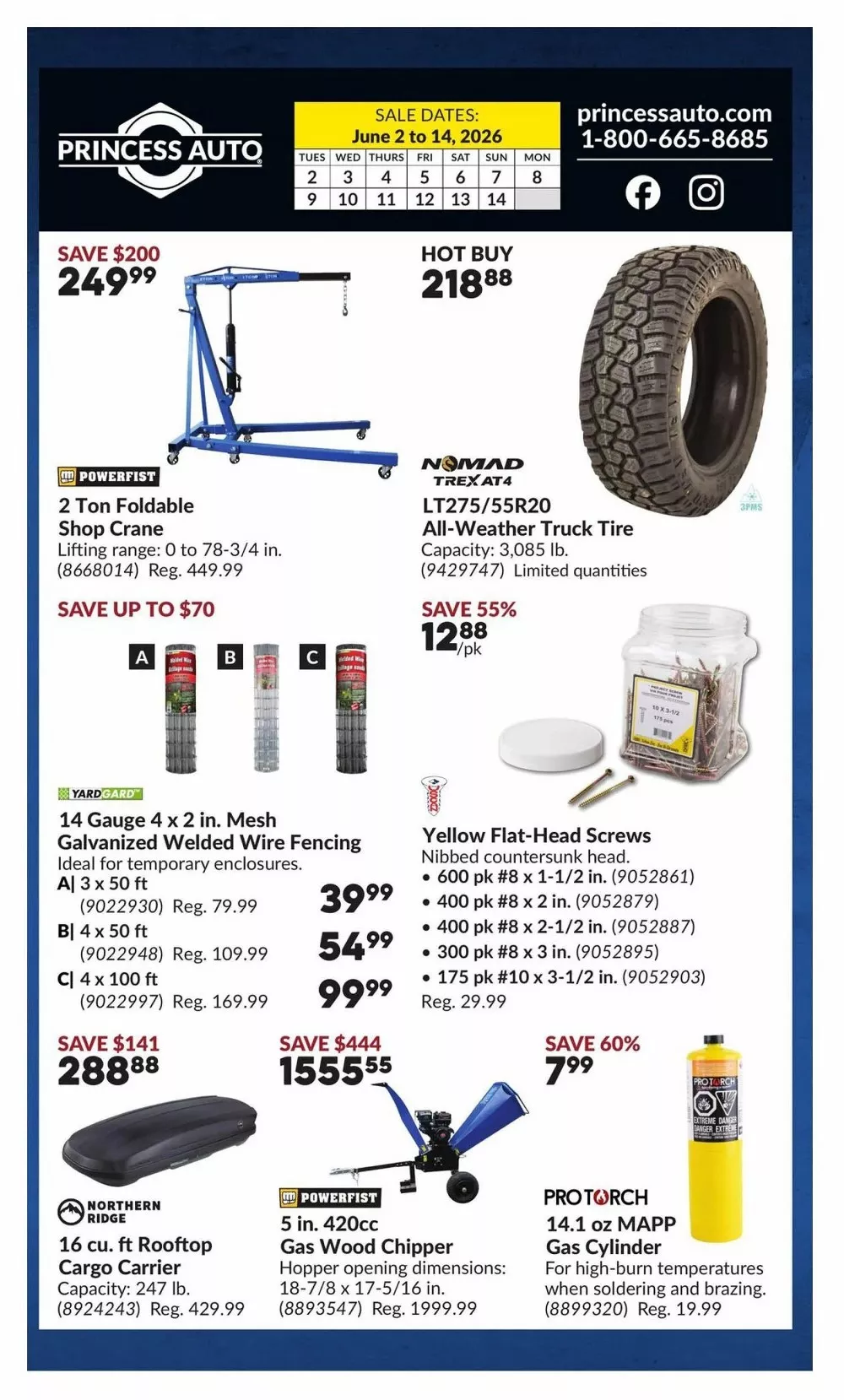 princess auto flyer june 2 14 2