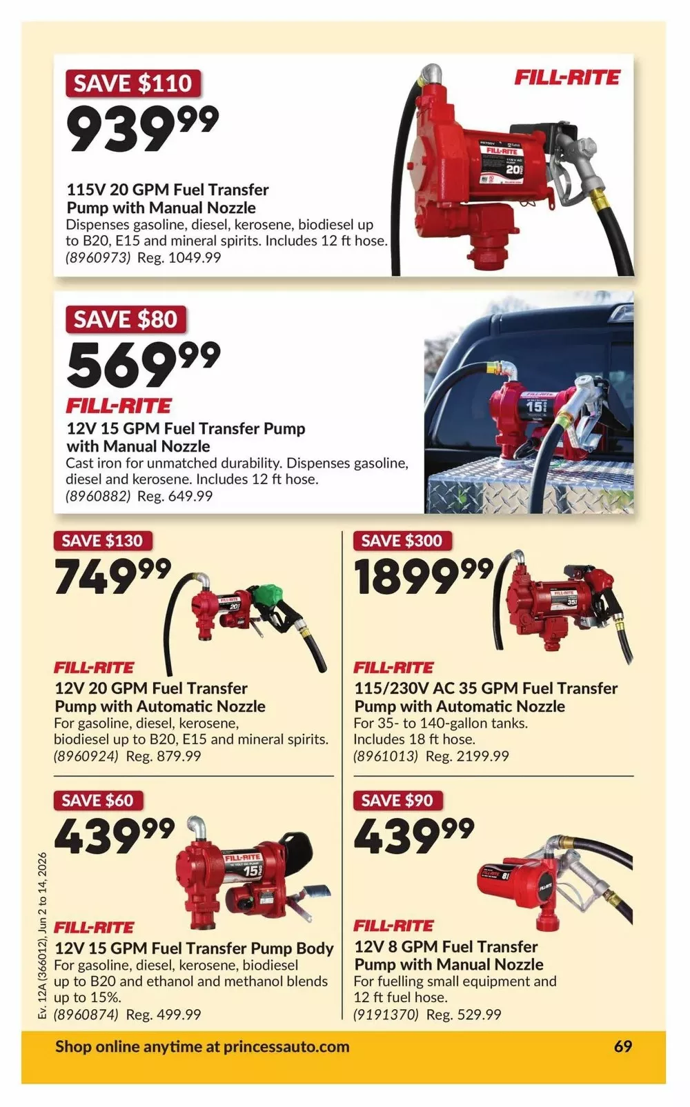 princess auto flyer june 2 14 70