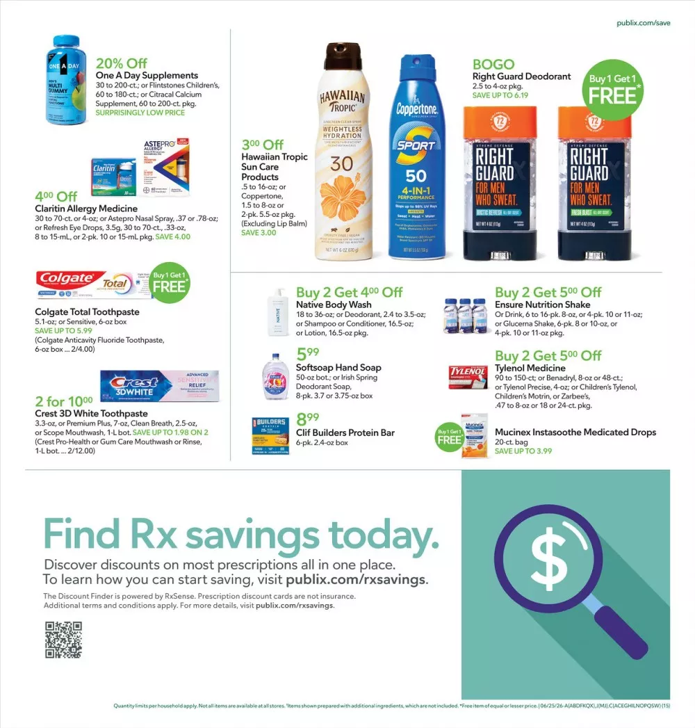 publix weekly ad june 24 30 15
