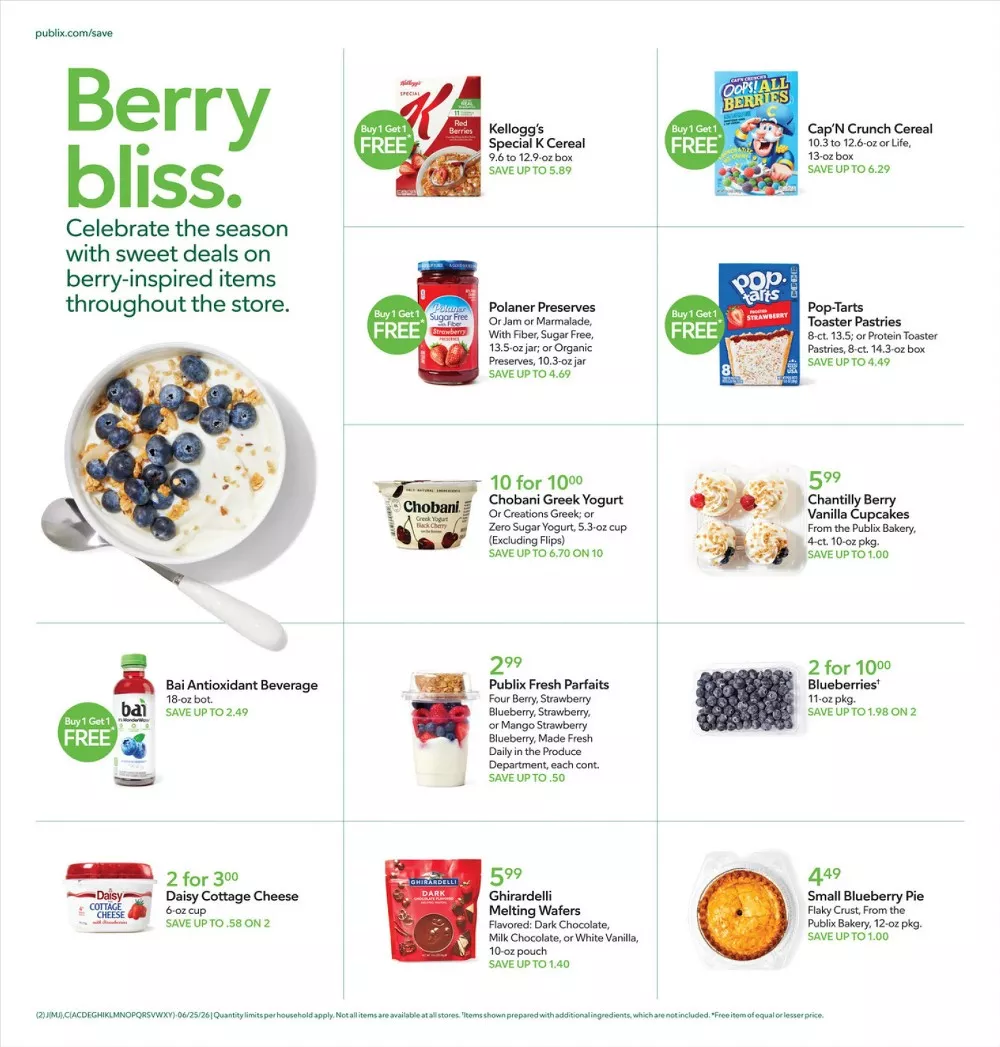 Publix Weekly Ad New 22 July - 28 July, 2026 2 publix weekly ad june 24 30 2