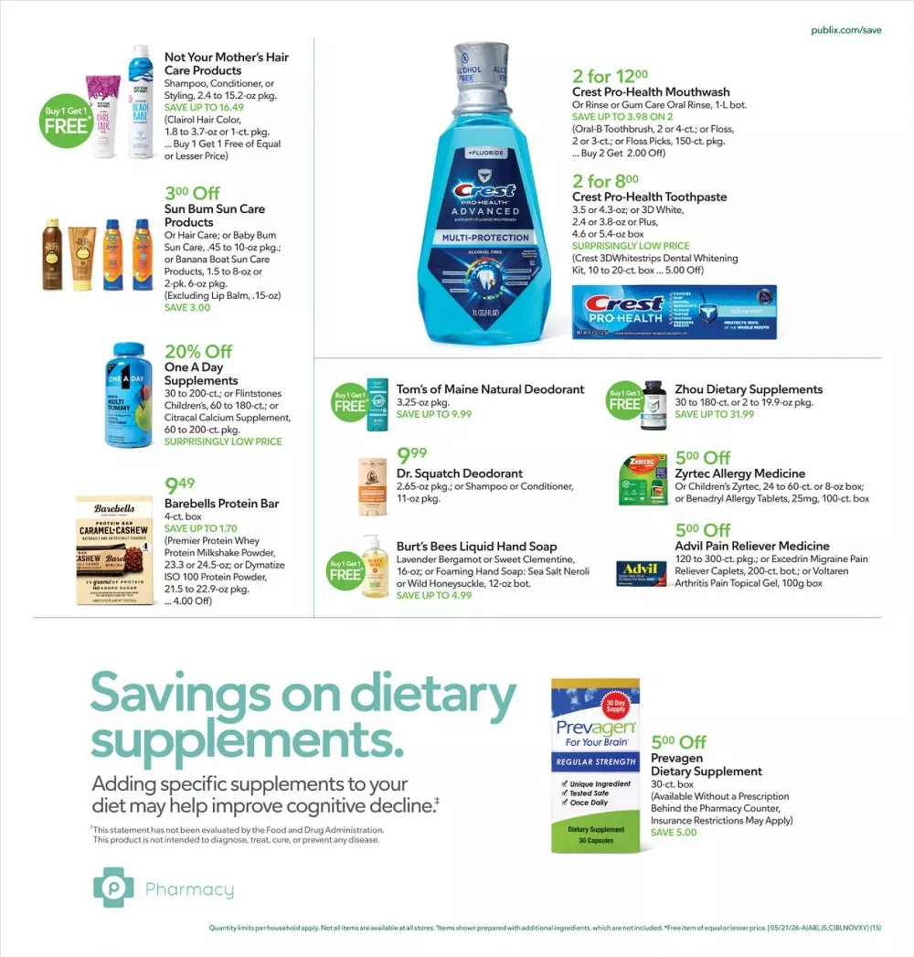 publix weekly ad may 20 26 15