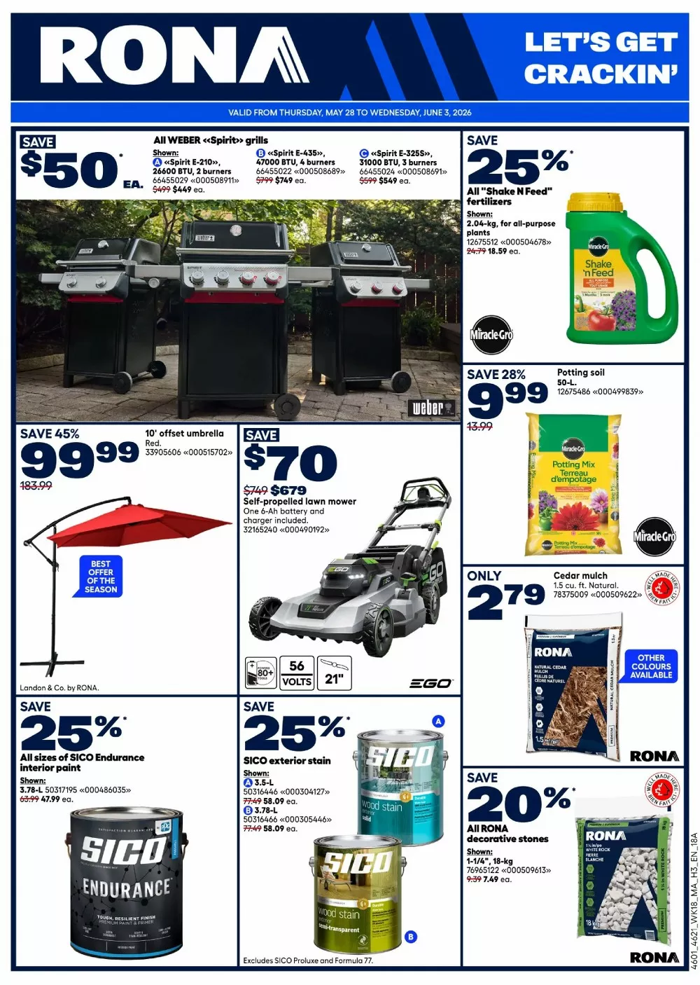 Rona Flyer June 4 to June 10, 2026 1 rona flyer week-22