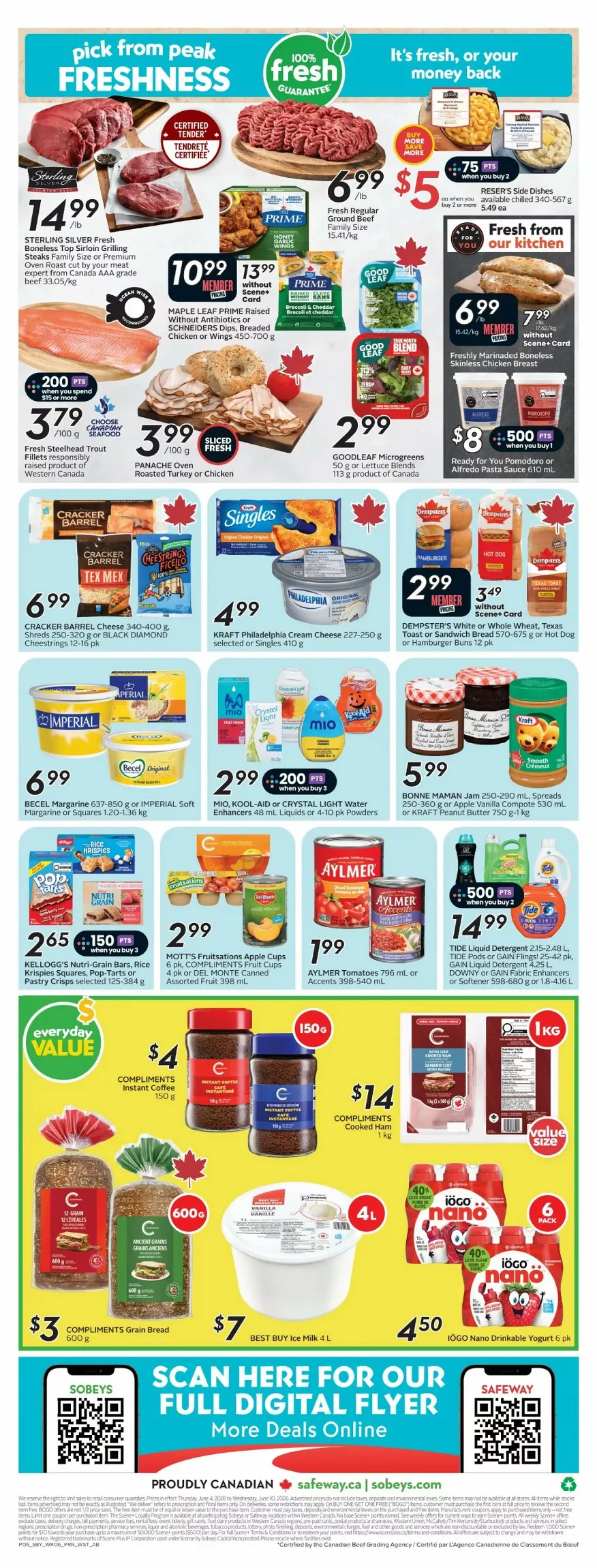 safeway sobeys flyer west june 4 10 4 18910242