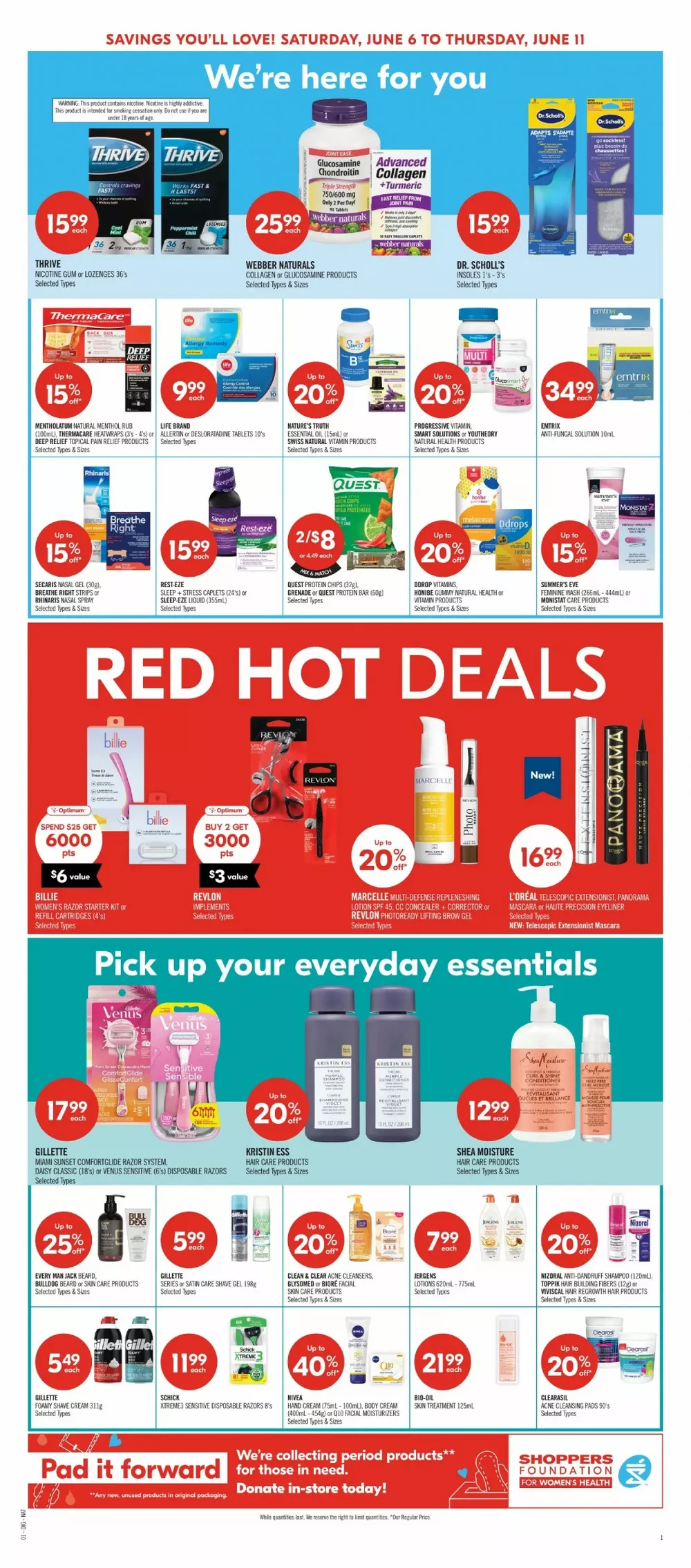shoppers drug mart flyer june 6 11 10