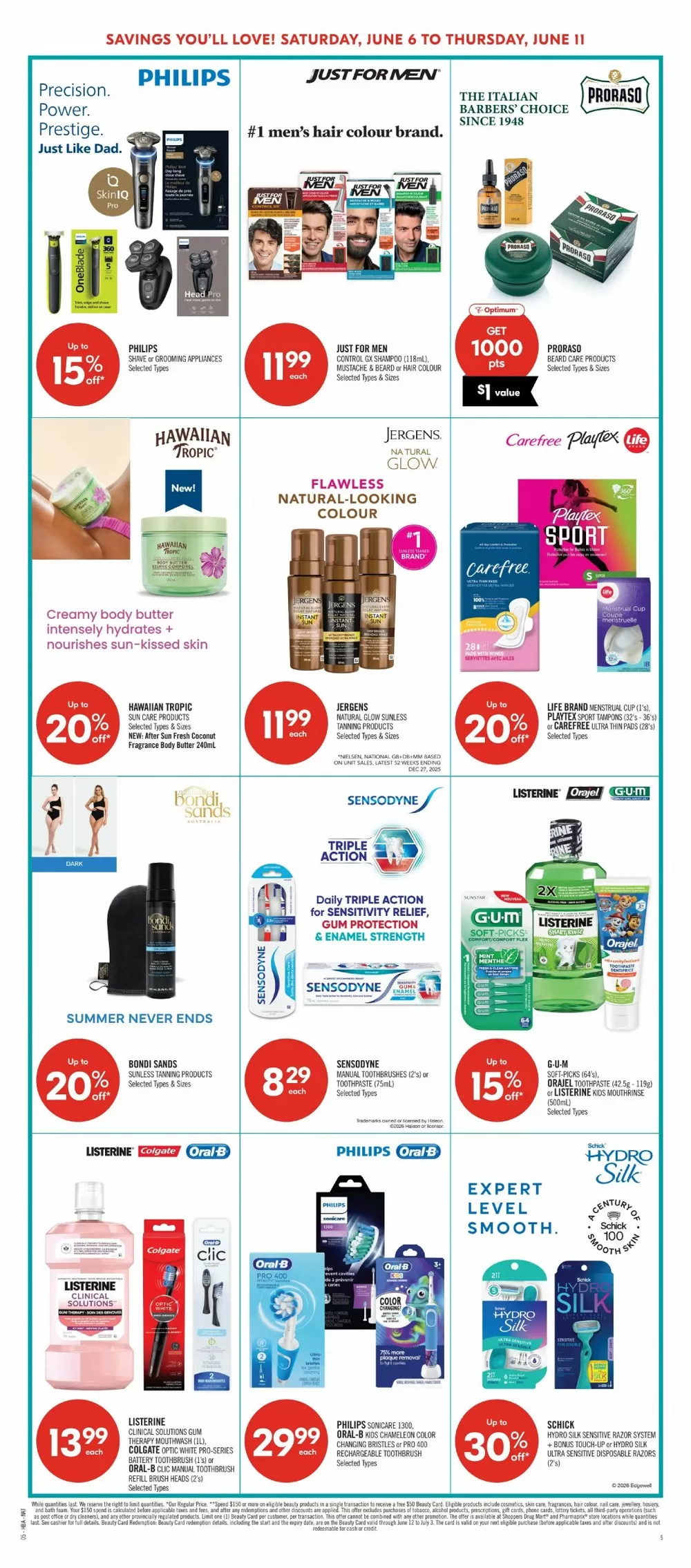 shoppers drug mart flyer june 6 11 15