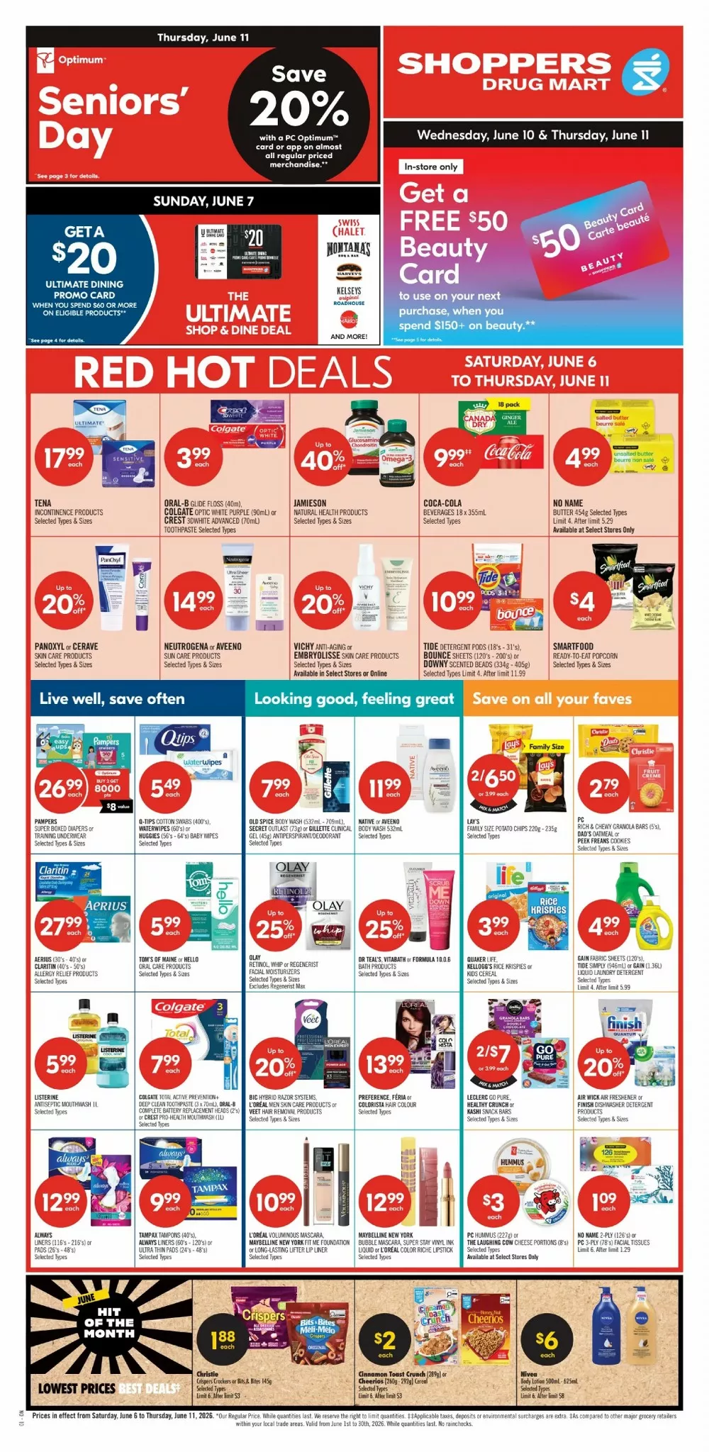 shoppers drug mart flyer june 6 11 4