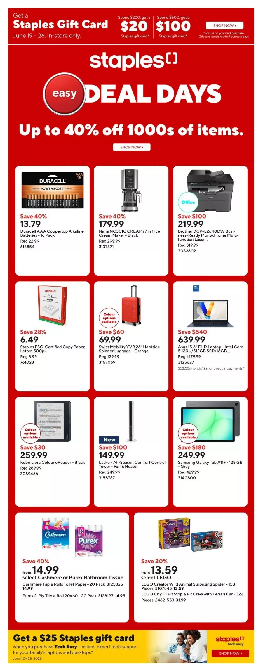 Staples Flyer 26 June - 2 July, 2026 1 staples flyer week-25