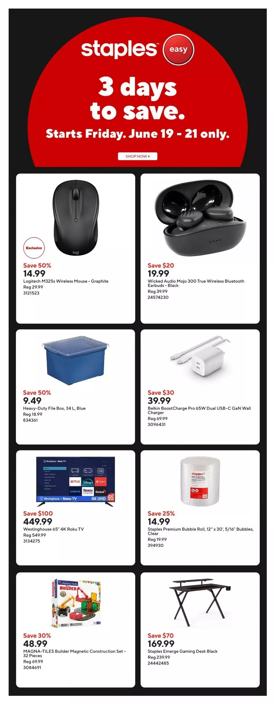 Staples Flyer 26 June - 2 July, 2026 2 staples flyer june 19 25 2