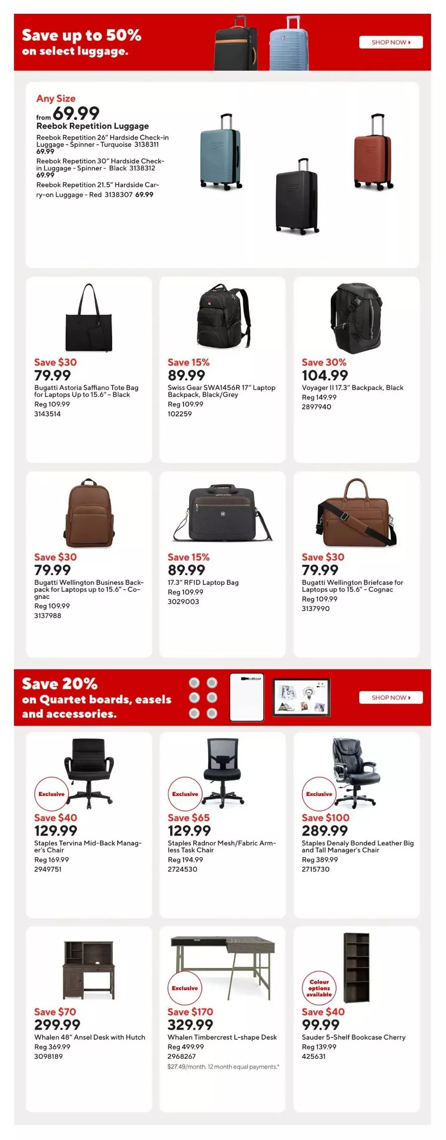 staples flyer may 29 june 4 10