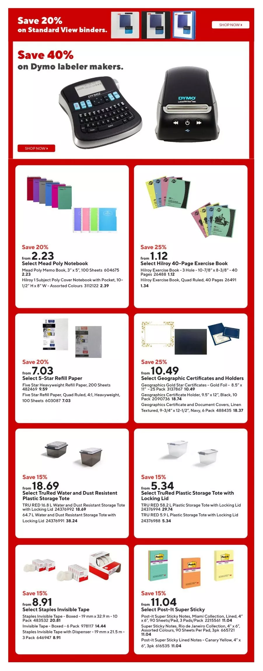 staples flyer may 29 june 4 12