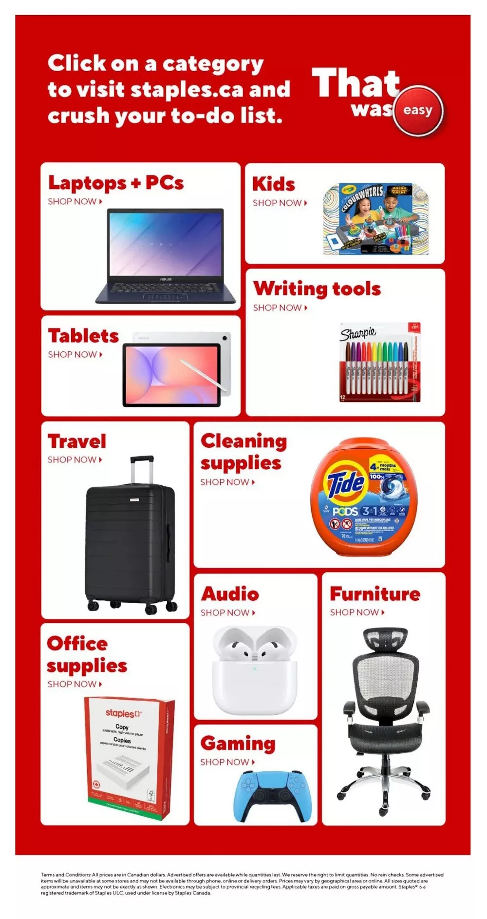 staples flyer may 29 june 4 18