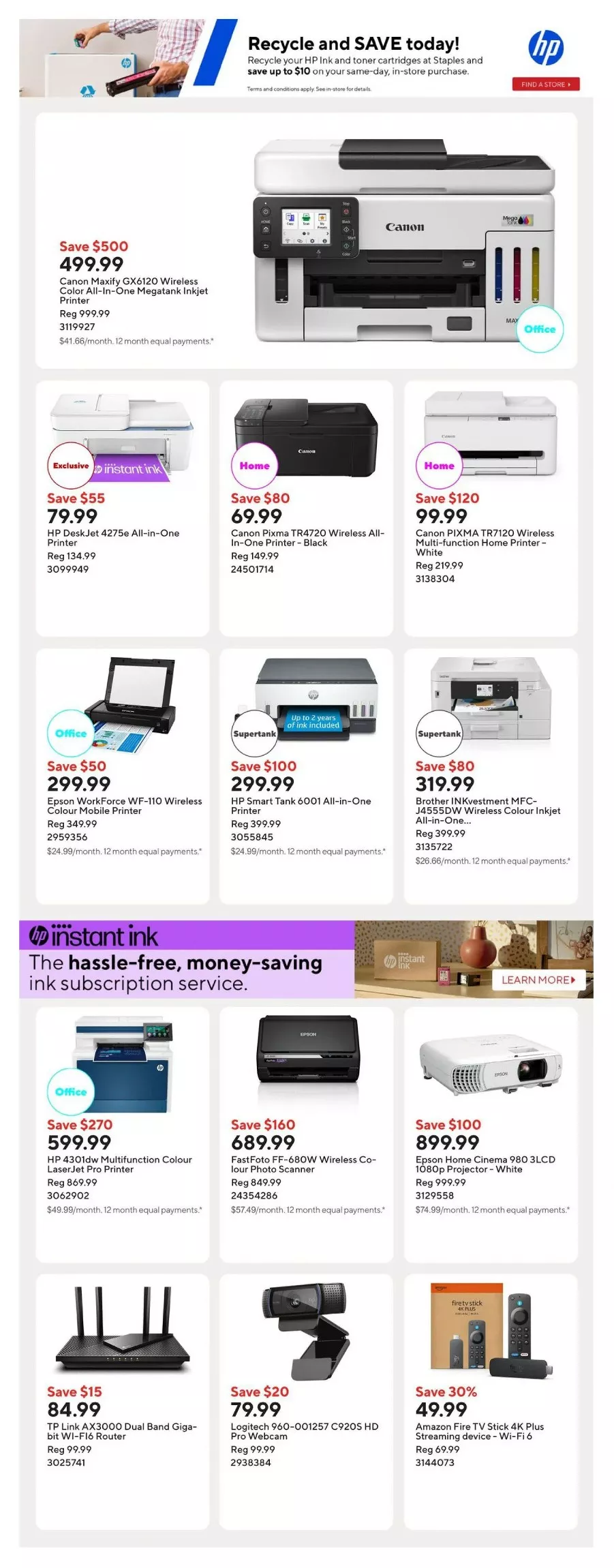 staples flyer may 29 june 4 9