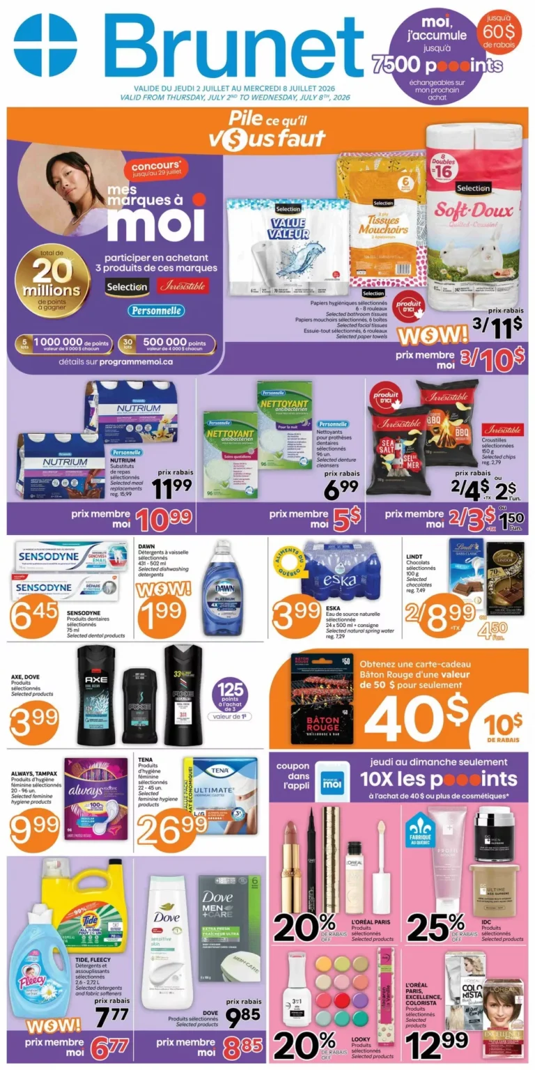 brunet flyer week-27, brunet circulaire semaine-27