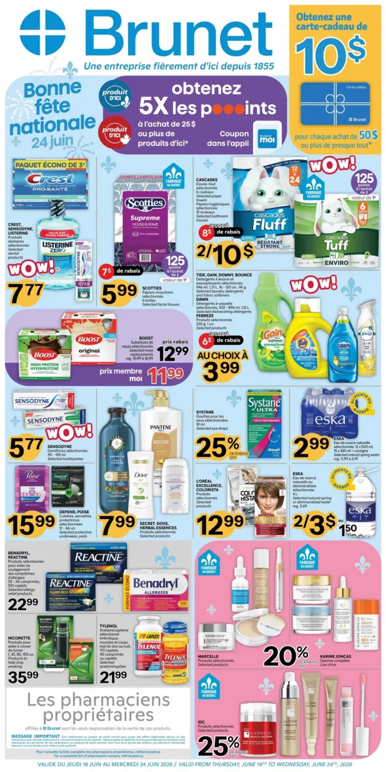 brunet flyer week-25, brunet circulaire semaine-25, happy father's day