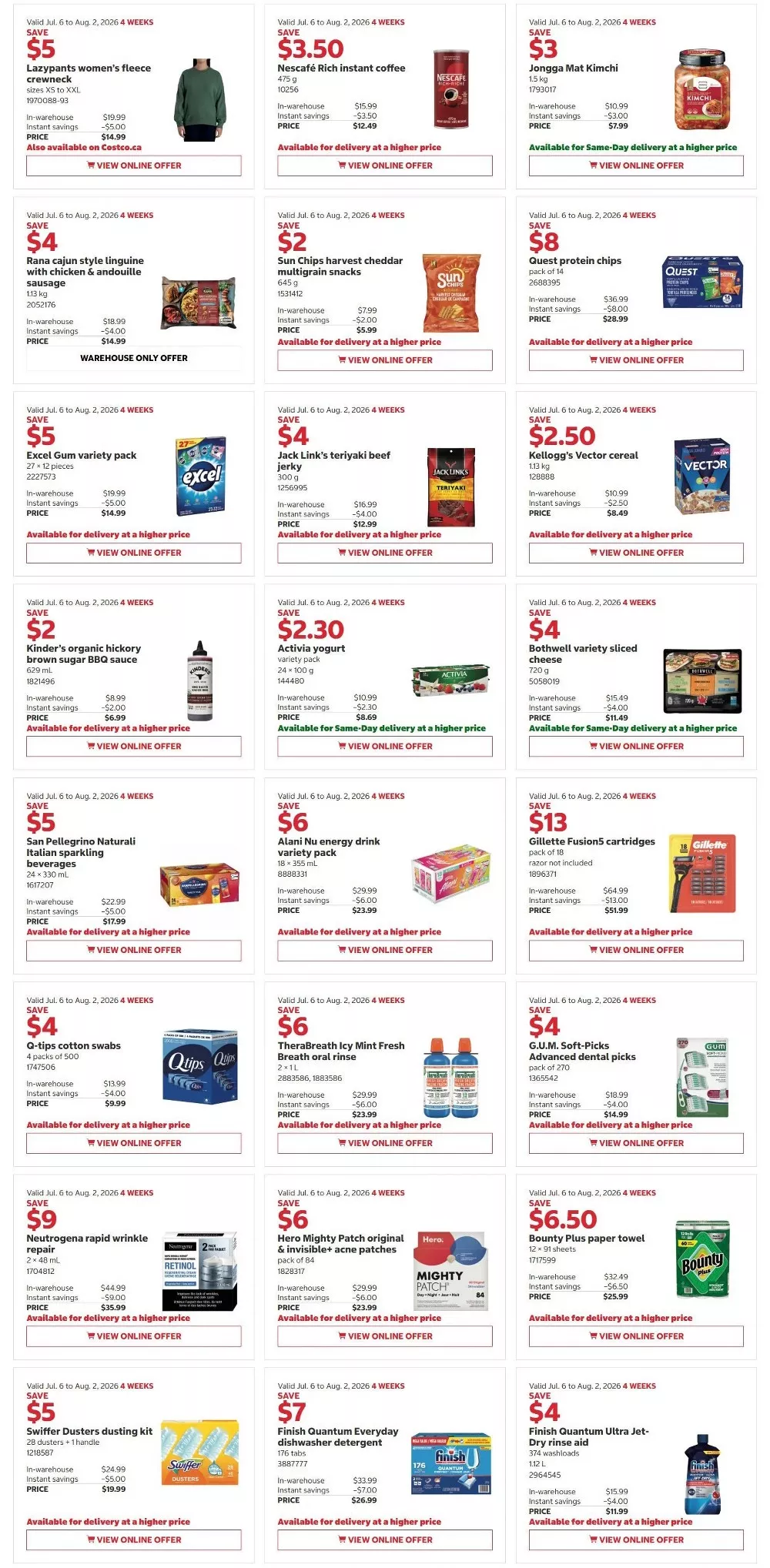 costco flyer week 29 30 31 3