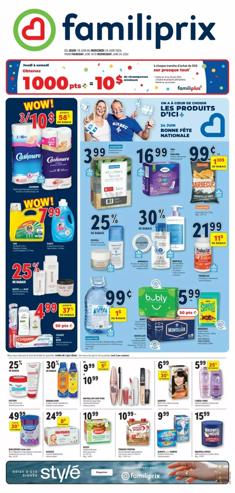 familiprix flyer week-25, familiprix circulaire semaine-25