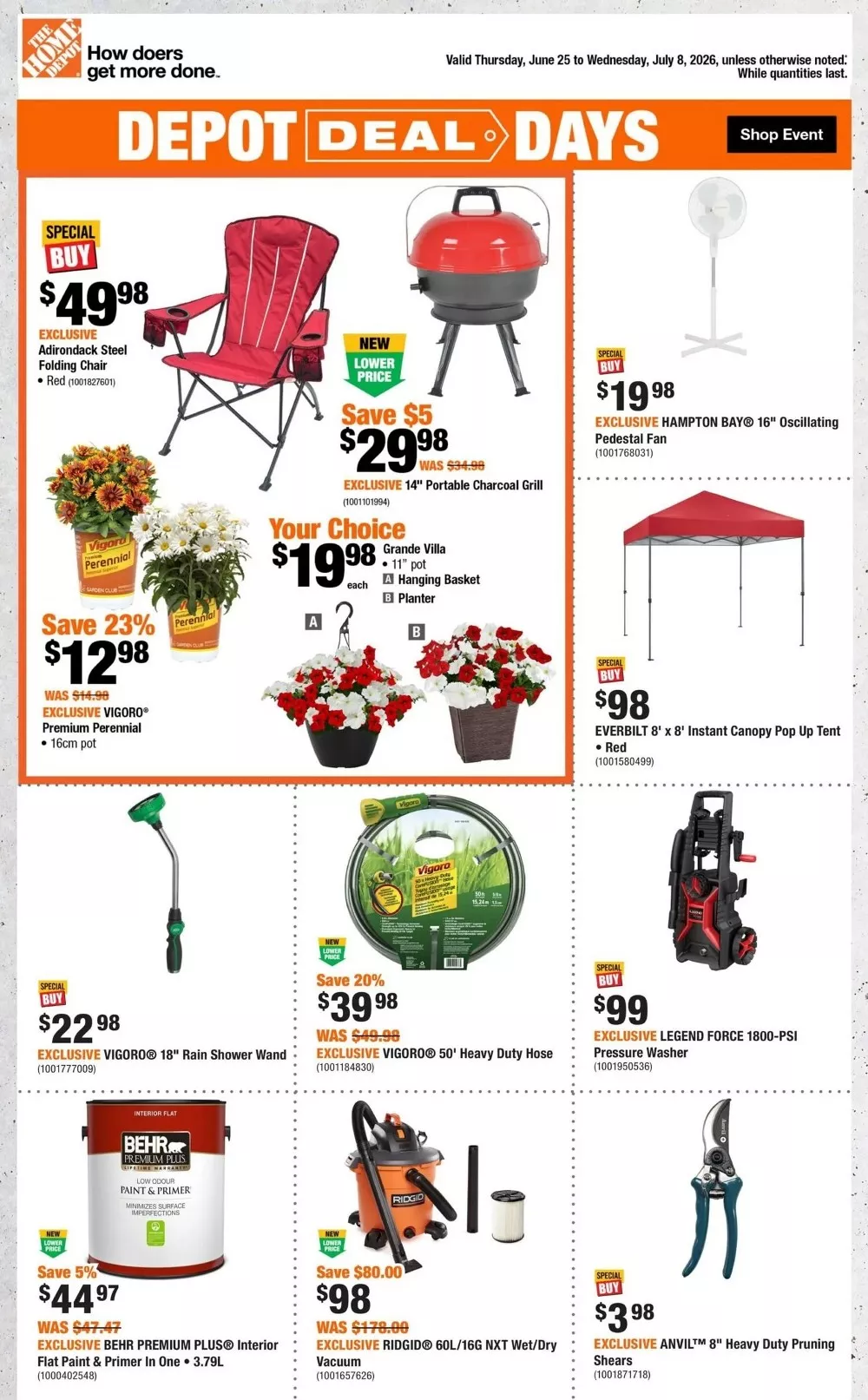 home depot flyer week-26