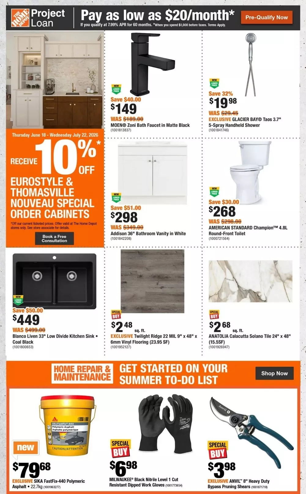 home depot flyer june 25 july 1 8