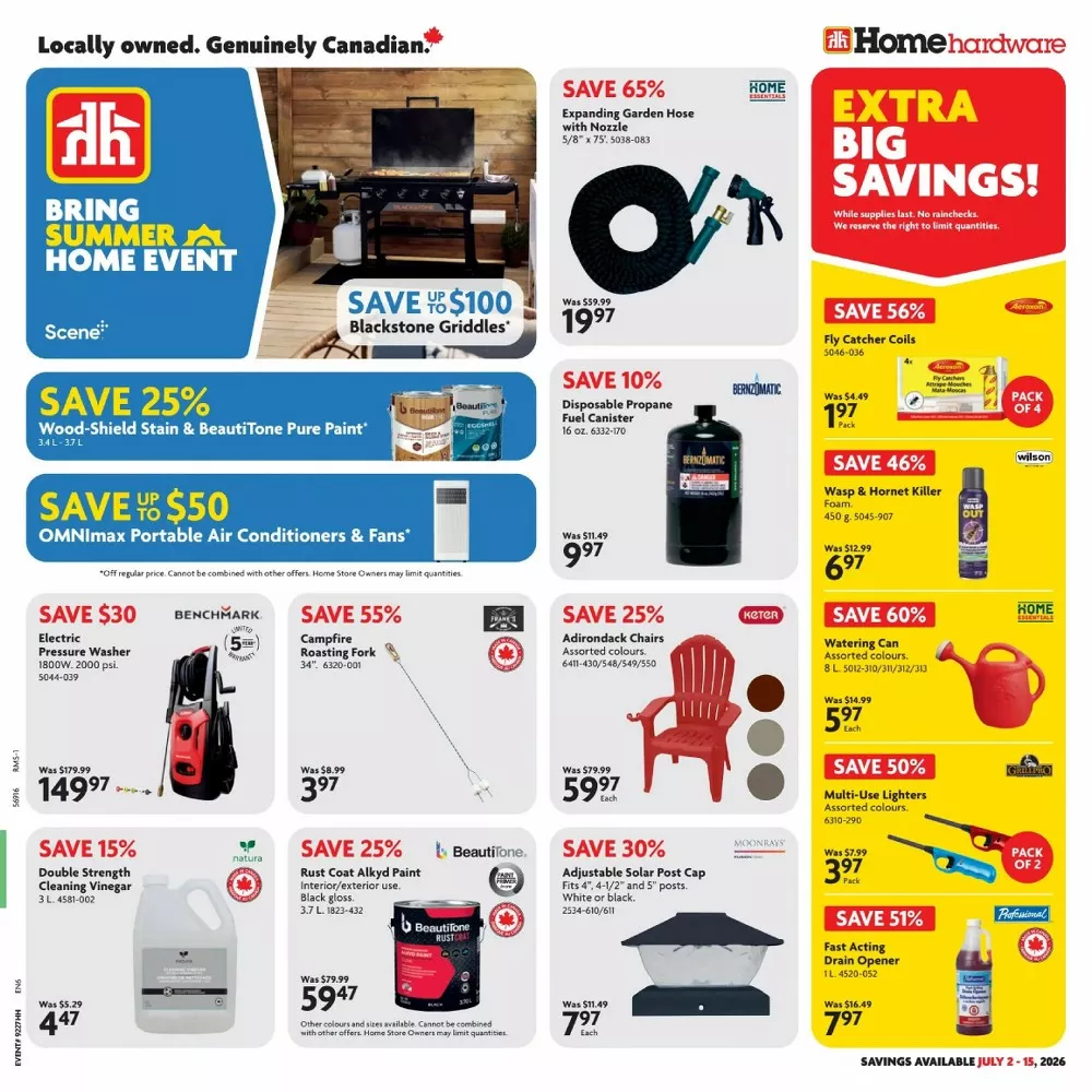 Home Hardware Flyer Canada July 16 to July 22, 2026 1 home hardware flyer week-27